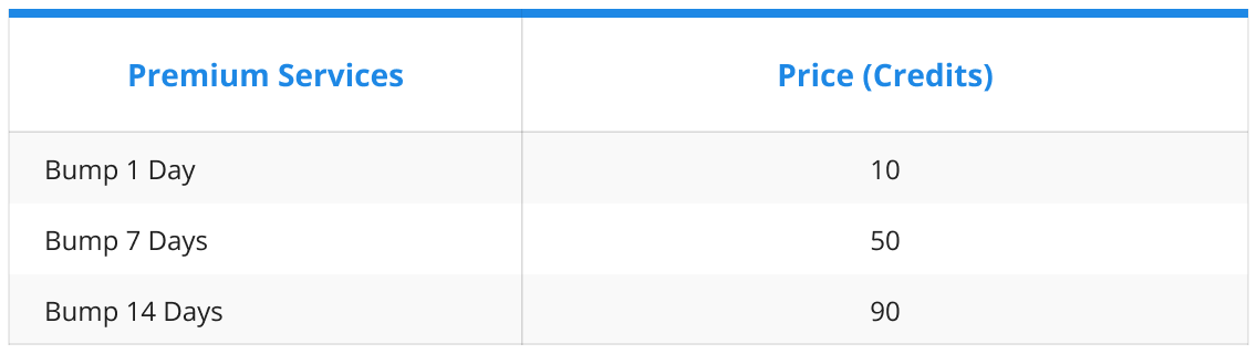 Table Business for Sale Bump Price.png
