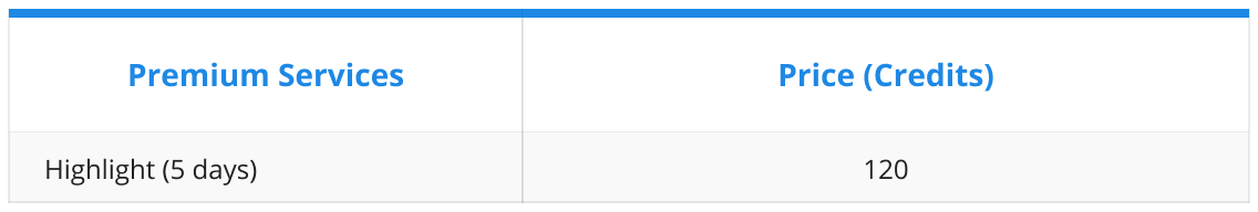 Table Jobs Highlight Price (2026).png